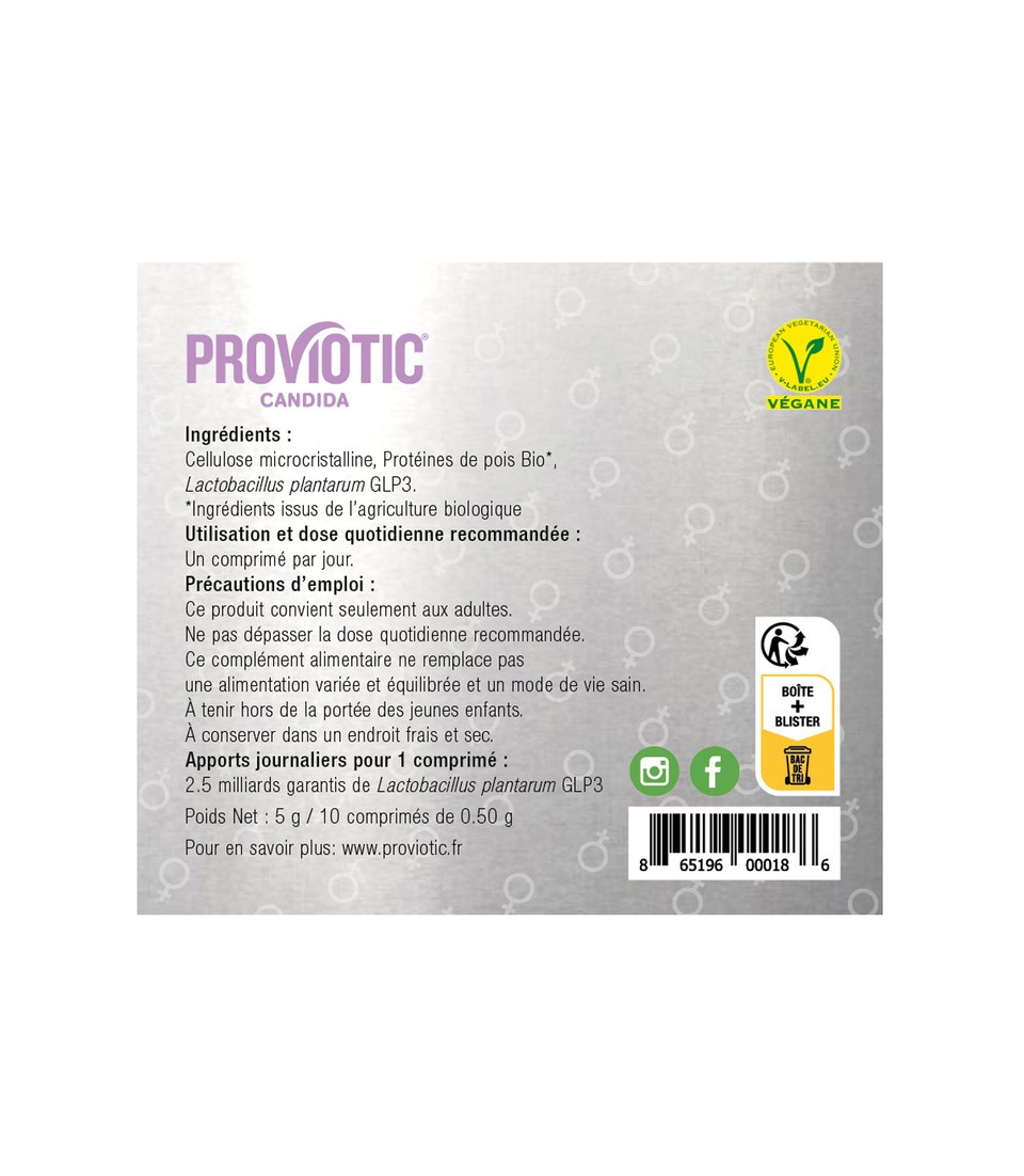ProViotic®CANDIDA 10 Comprimés
